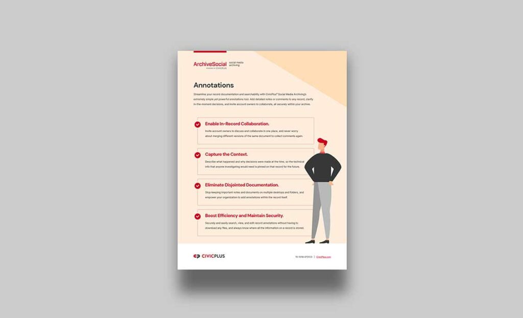 ArchiveSocial Social Media Archiving Annotations Sheet